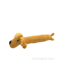 Juguete para perros de peluche amarillo